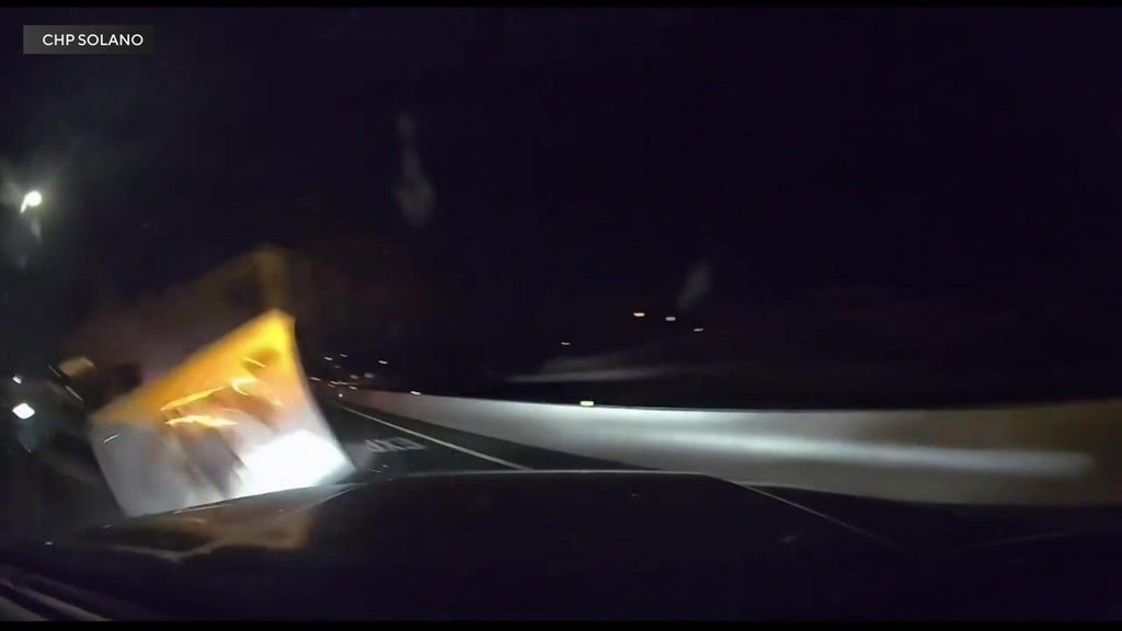 Video shows Tesla hit CHP car on I-80 in Fairfield; driver says he slept with Full Self-Driving on — CBS Bay Area (KPIX), San Ramon Technology news