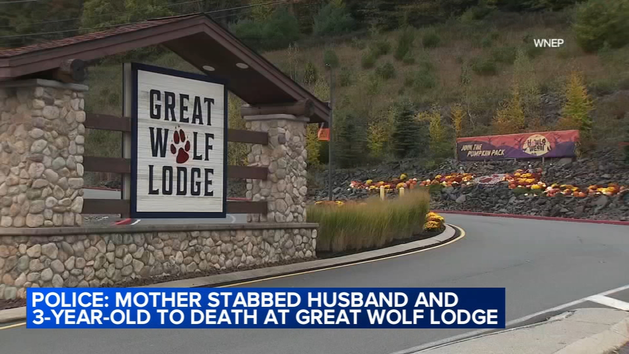 Great Wolf Lodge homicide: Metallica Rose Harrison accused of stabbing husband Charles Harrison, son to death at family resort in the Poconos in Scotrun, Monroe County, Pennsylvania
— ABC 7 Bay Area, San Ramon Community news