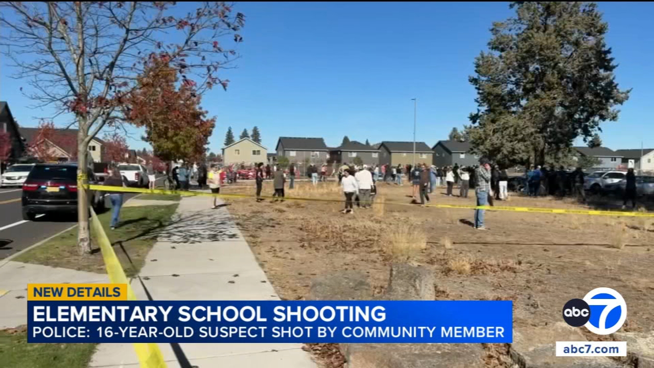 3 children, 1 teacher killed in shooting at Bend, Oregon elementary school; teen shooter also dead: Police
       — ABC 7 Bay Area, San Ramon Schools news