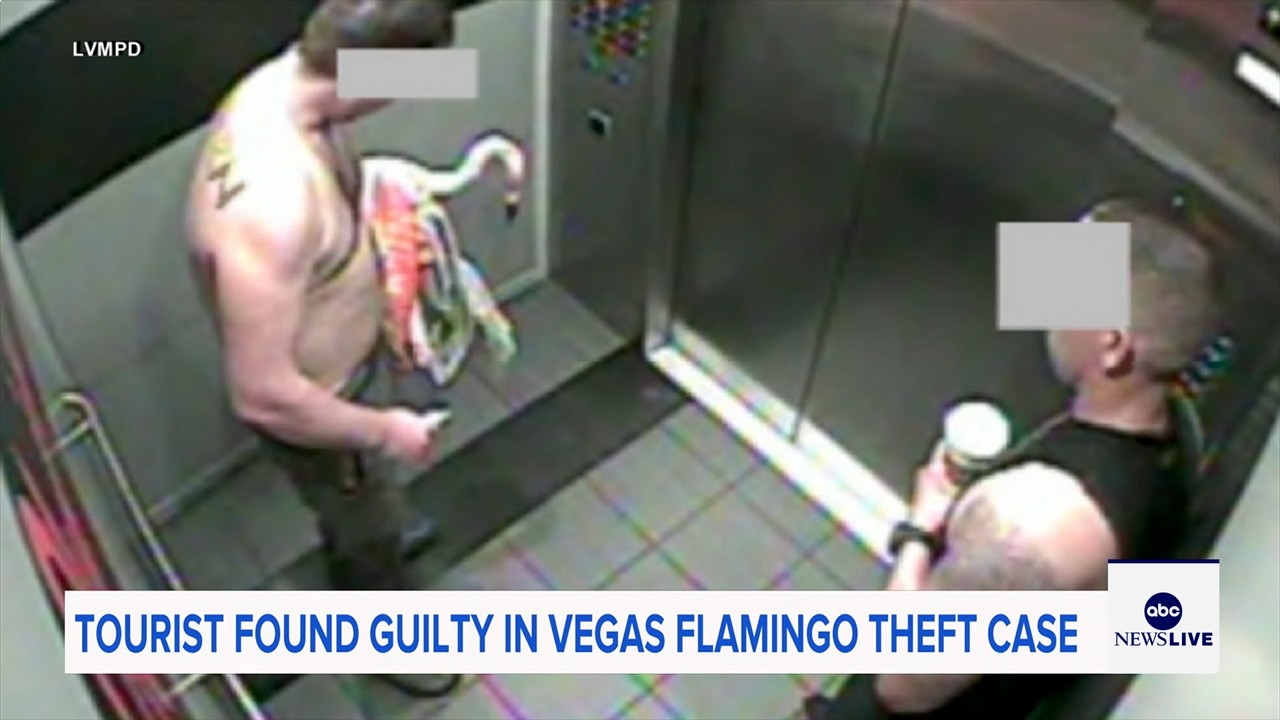 Man who snatched Peachy the flamingo from Las Vegas hotel exhibit found guilty of animal cruelty

       — ABC 7 Bay Area, San Ramon Arts news