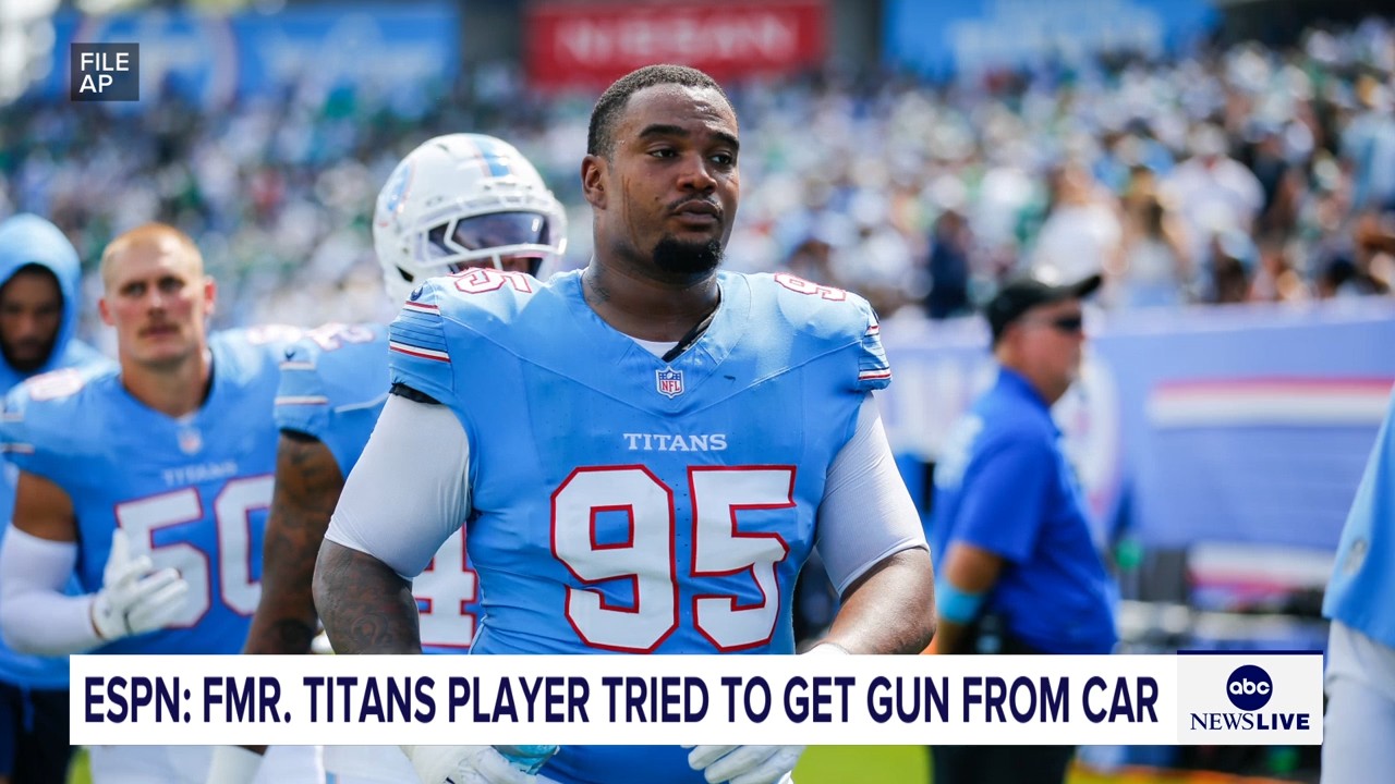 Jordan Elliott was released by Titans after pulling out gun in parking lot, coach Robert Saleh says
       — ABC 7 Bay Area, San Ramon Sports news