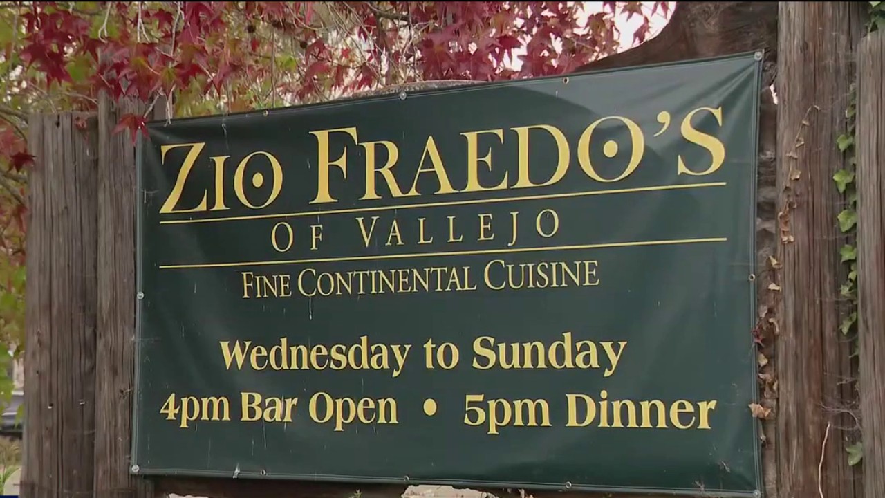 Zio Fraedo’s waterfront restaurant to close Vallejo location after 20 years — KTVU FOX 2 Bay Area, San Ramon Dining news